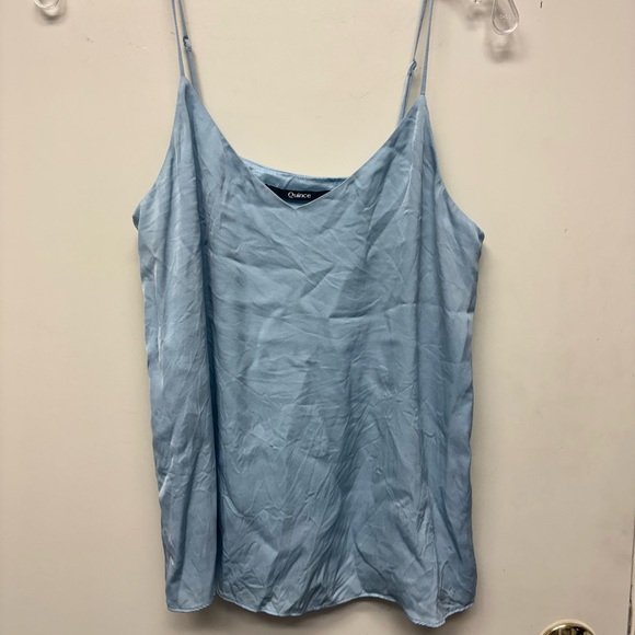 Quince Light Blue Camisole Top - Picture 1 of 7